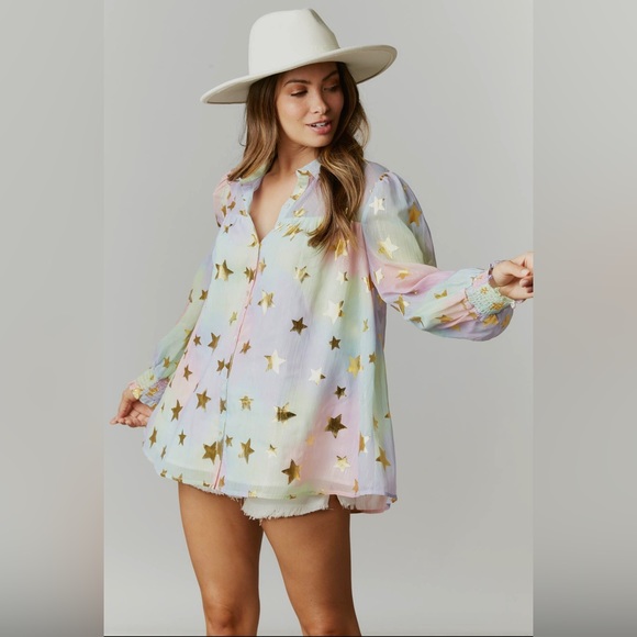 Star Button Down Shirt - Picture 4 of 6